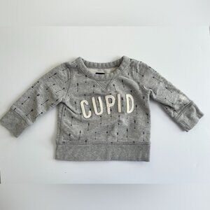 GAP Cupid’s Arrow Gray Kids Sweatshirt